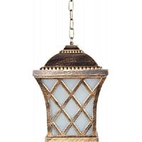 Светильник садово-парковый на цепочке Feron PL4064 60W E27 IP44 черное золото картинка 